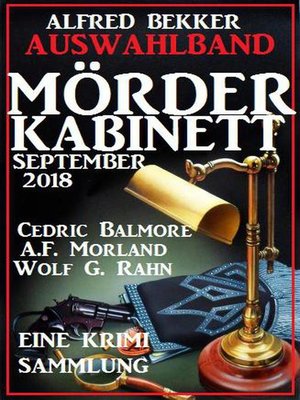 cover image of Auswahlband Mörder-Kabinett September 2018